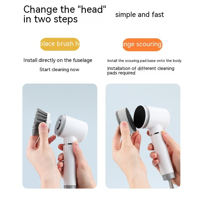 Rechargeable Multifunctional Dish Brush