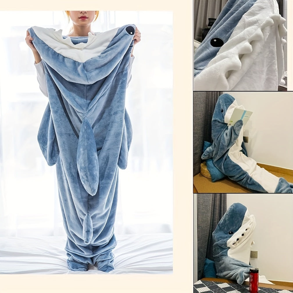 Shark Onesie Blanket For Adults